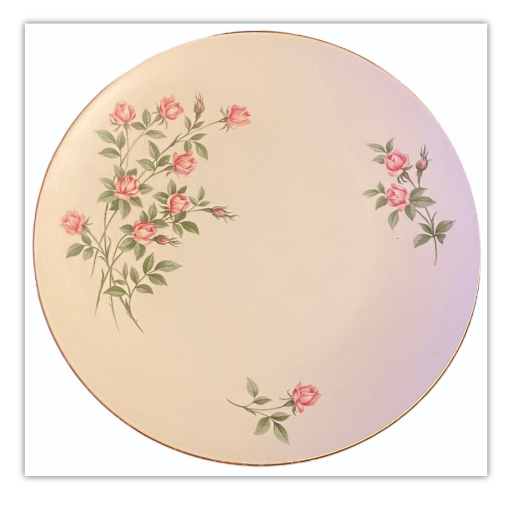 Edwin Knowles Sweetheart Rose Dinner Plate 10 1/4”